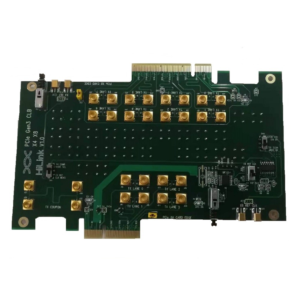 PCIE 3.0 CLB x4x8测试夹具